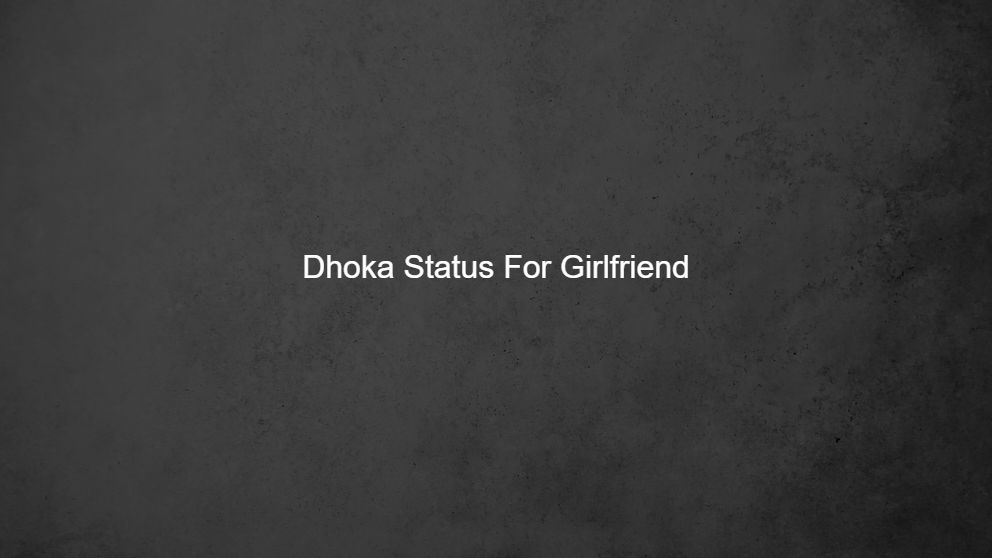 dhoka shayari in hindi for girlfriend