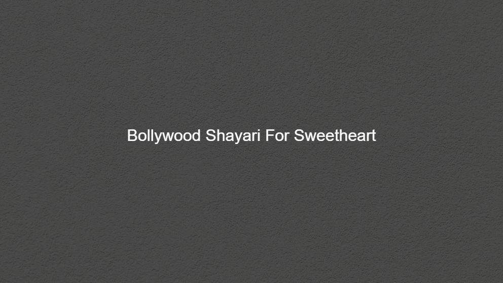 best shayari of bollywood