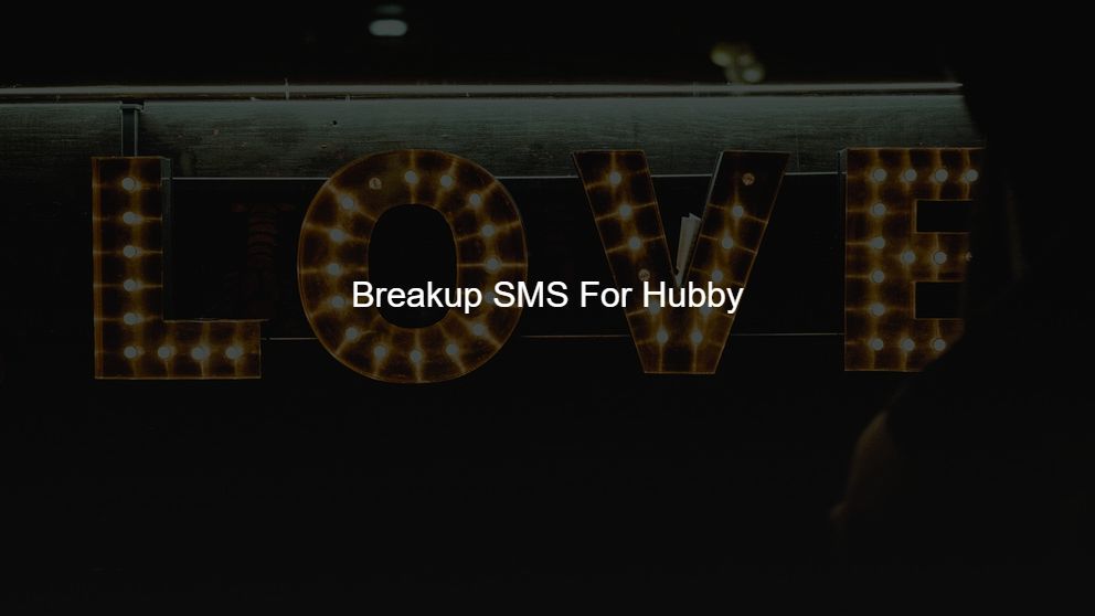 breakup sms for bf