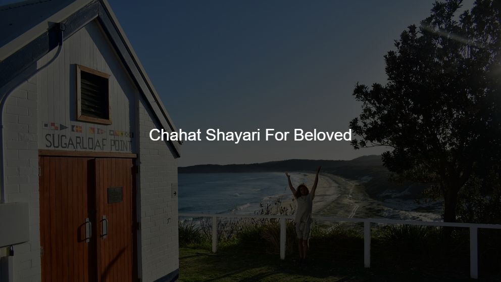 chahat shayari english