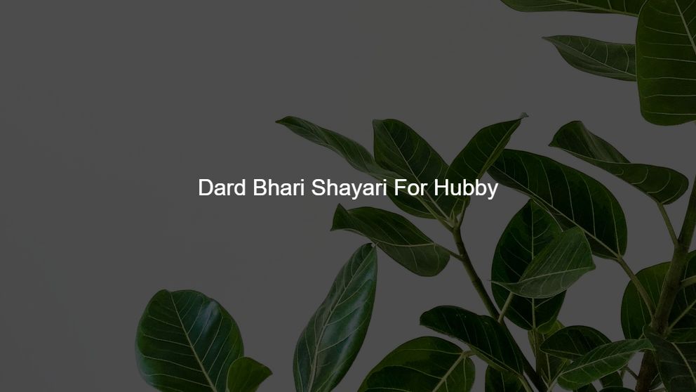 dard bhari hindi shayari