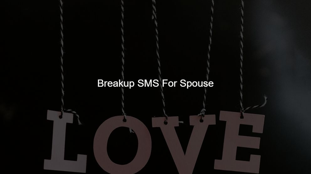 love breakup sms bengali