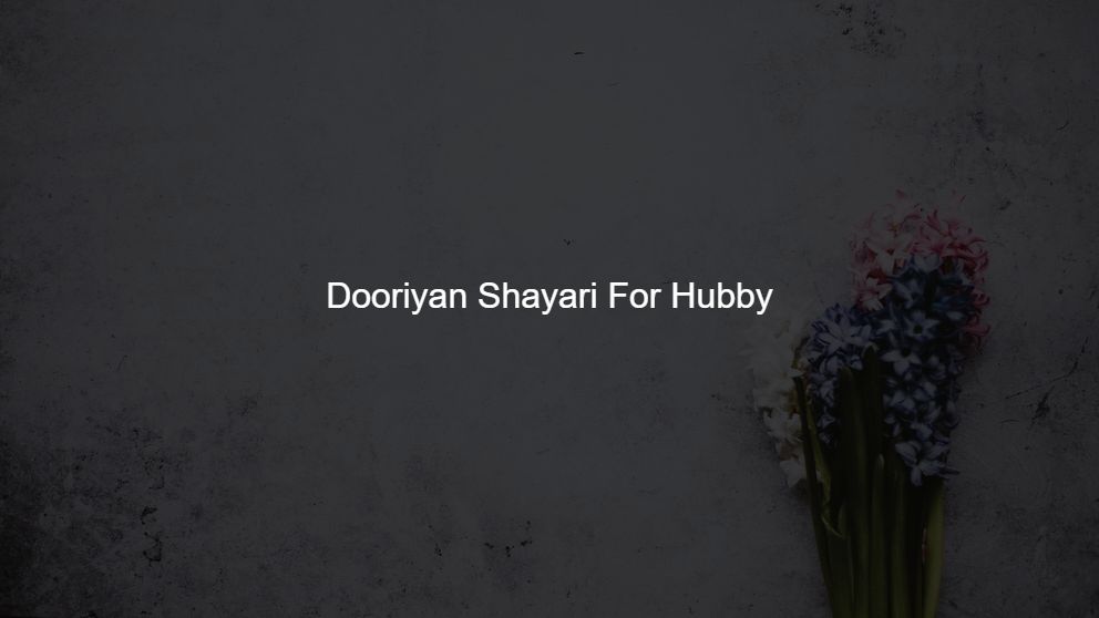 shayari including word dooriyan