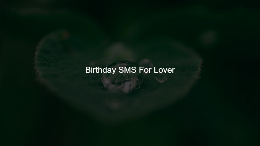 special happy birthday wishes sms