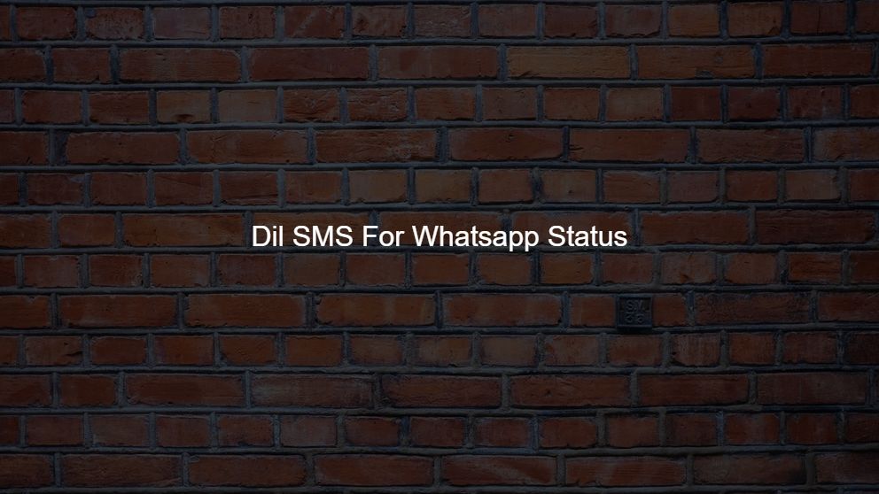 1000+ Dil SMS with Images For Whatsapp Status
