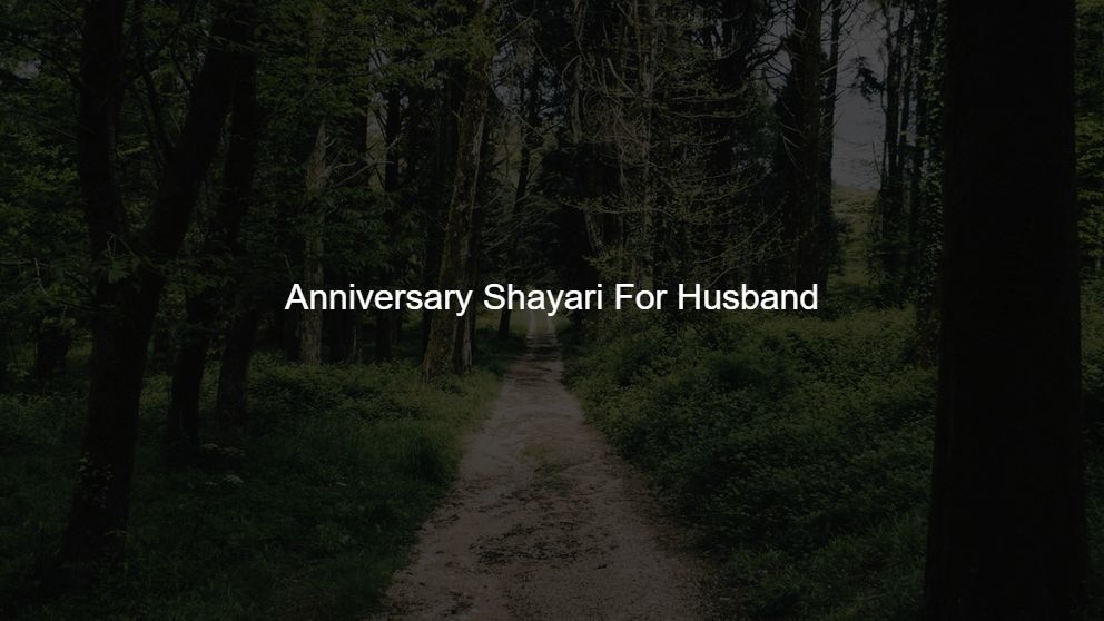 anniversary shayari in hindi for husband