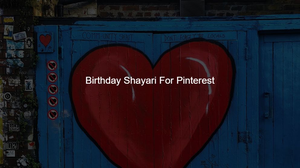 Latest 350 Birthday Shayari For Pinterest