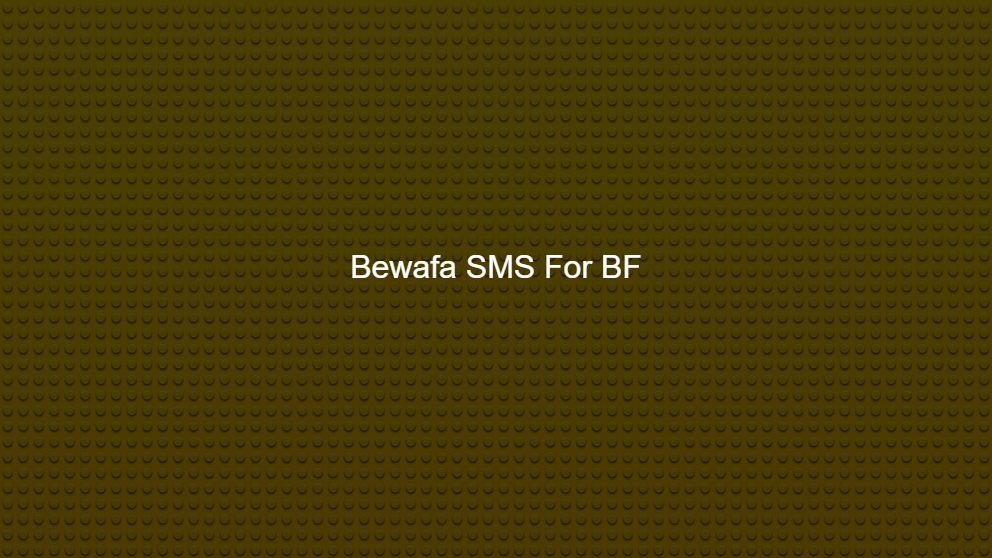 Latest 325 Bewafa SMS For BF