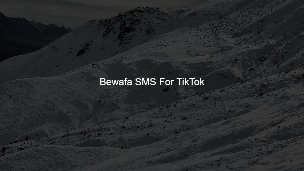 Top 375 Bewafa SMS For TikTok