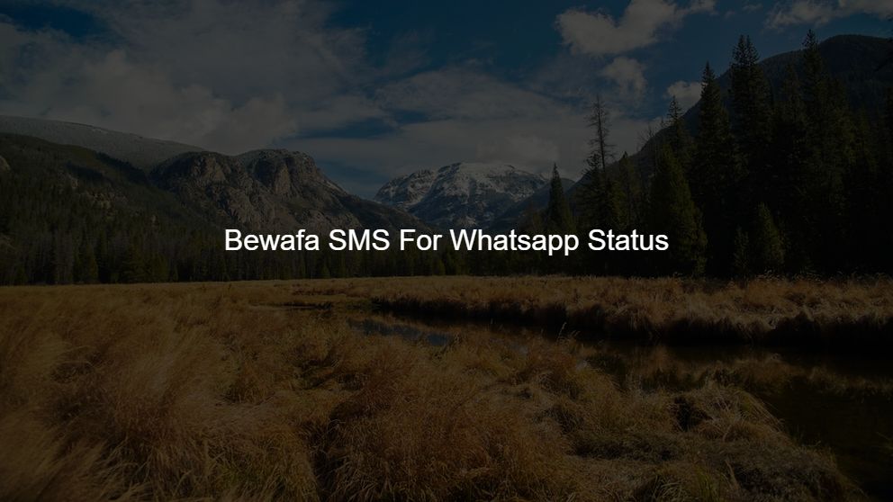Top 175 Bewafa SMS For Whatsapp Status