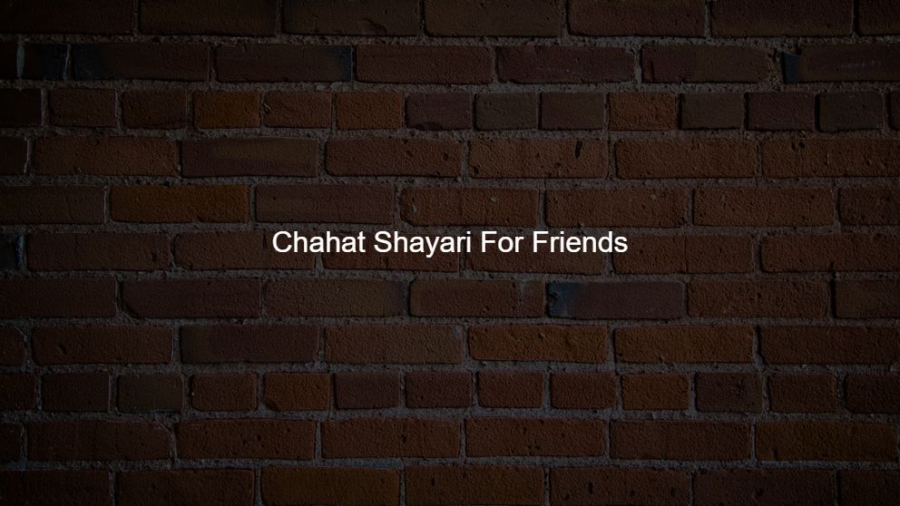 Top 75 Chahat Shayari For Friends