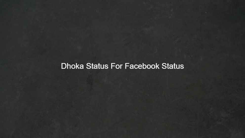 dhoka status in hindi for girlfriend