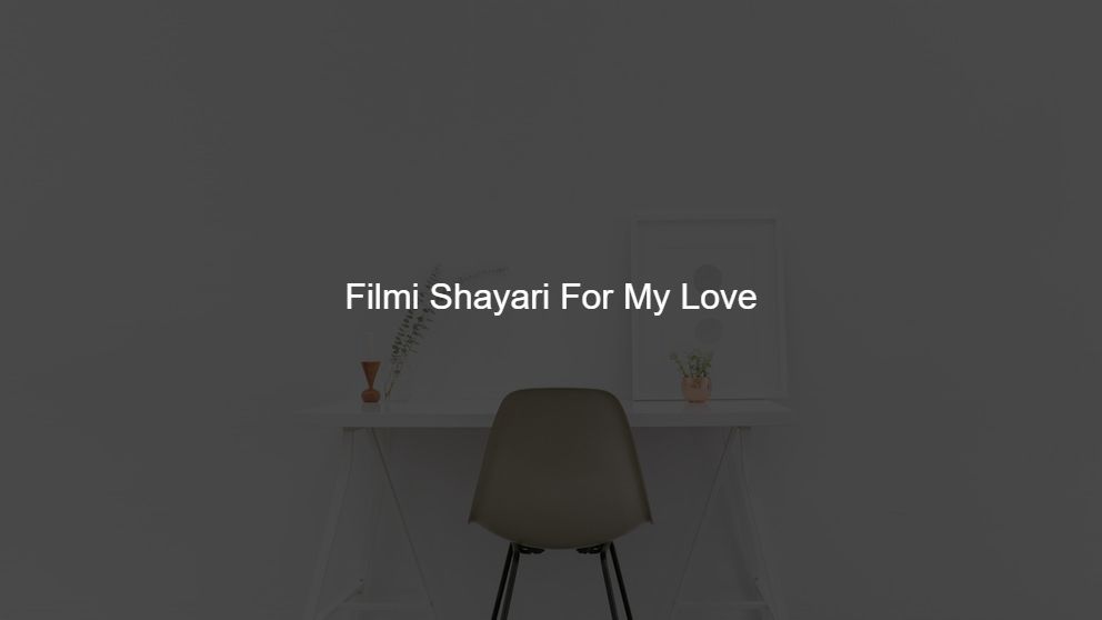 filmy shero shayari