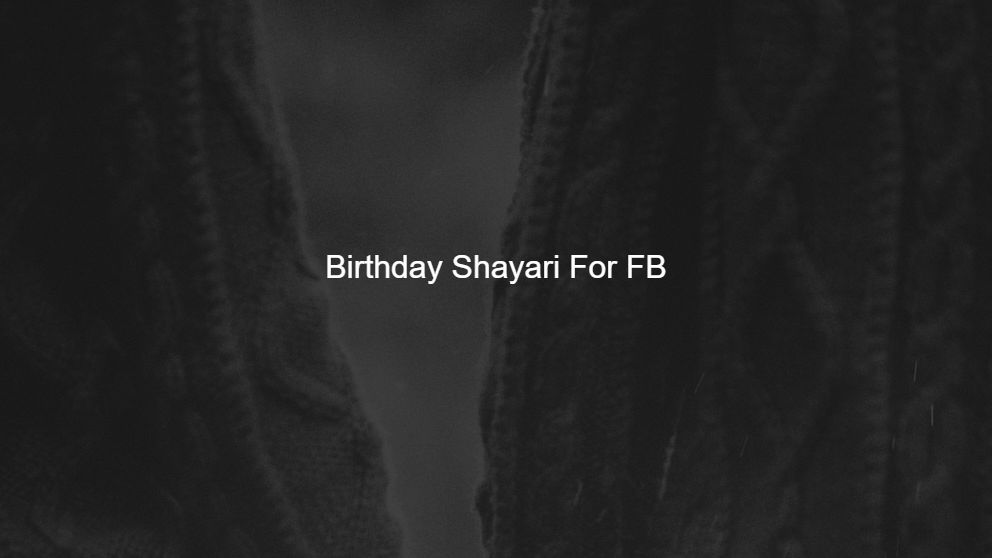 funny birthday shayari