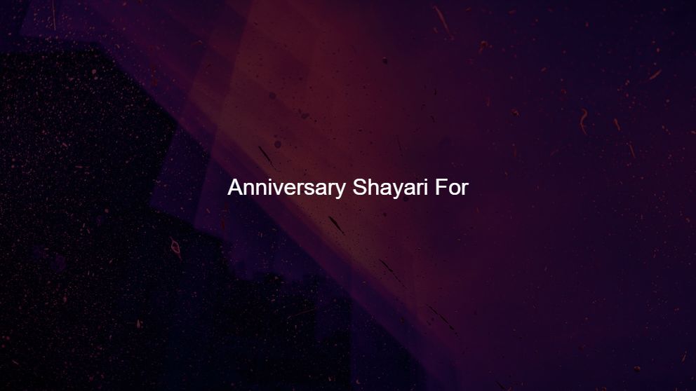 Latest 450 Anniversary Shayari For