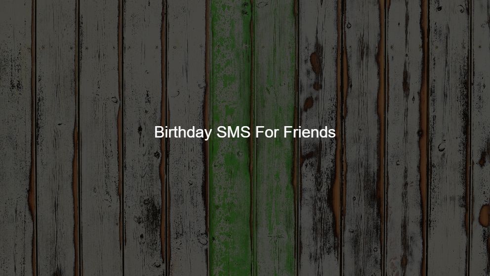 happy birthday wishes sms in english
