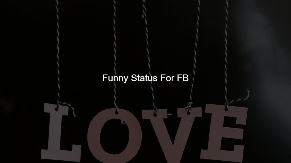 Top 50 Funny Status For Loved One