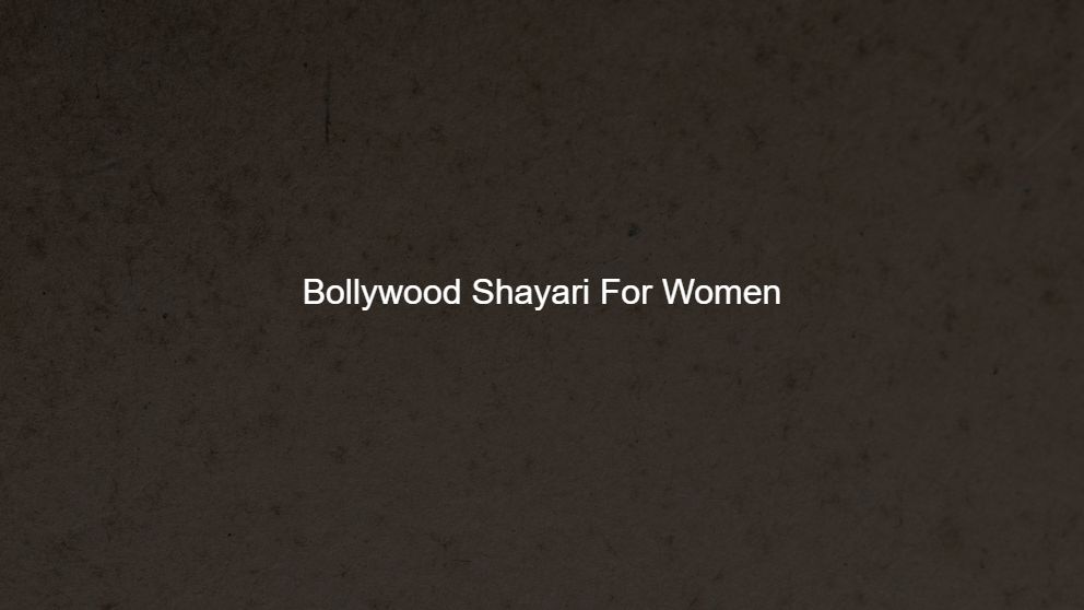 hindi bollywood shayari