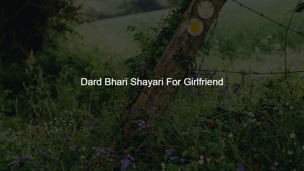 Top 200 Dard Bhari Shayari For Girlfriend