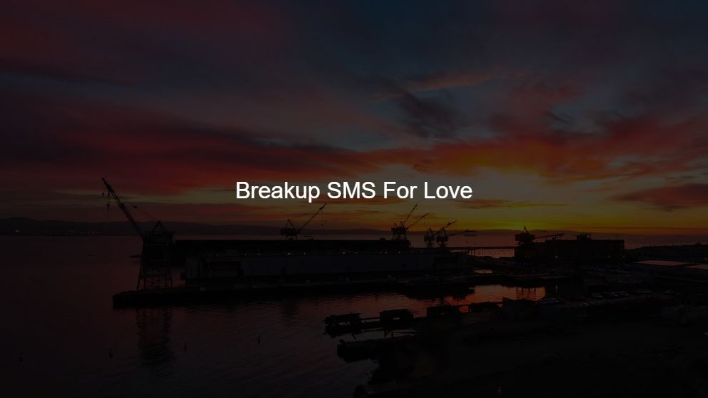 hindi love breakup sms