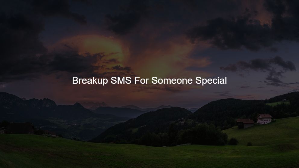 love breakup sms english