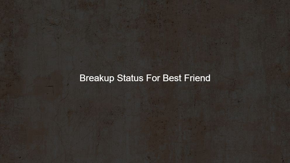 Best 10 Breakup Status For Soul Mate