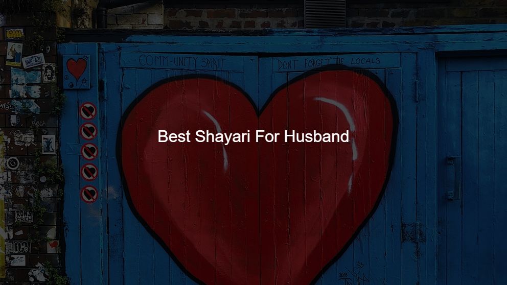 Latest 125 Best Shayari For Husband