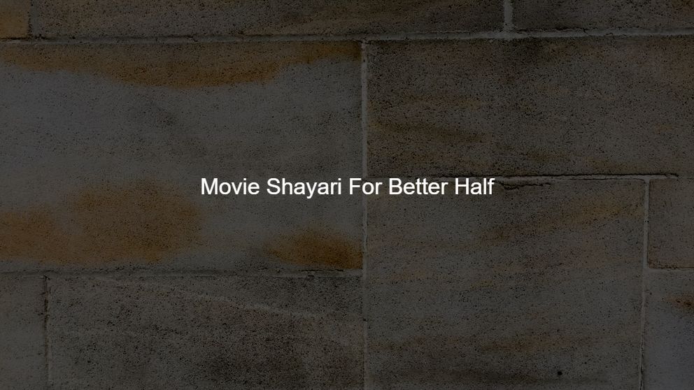 shayari of movies