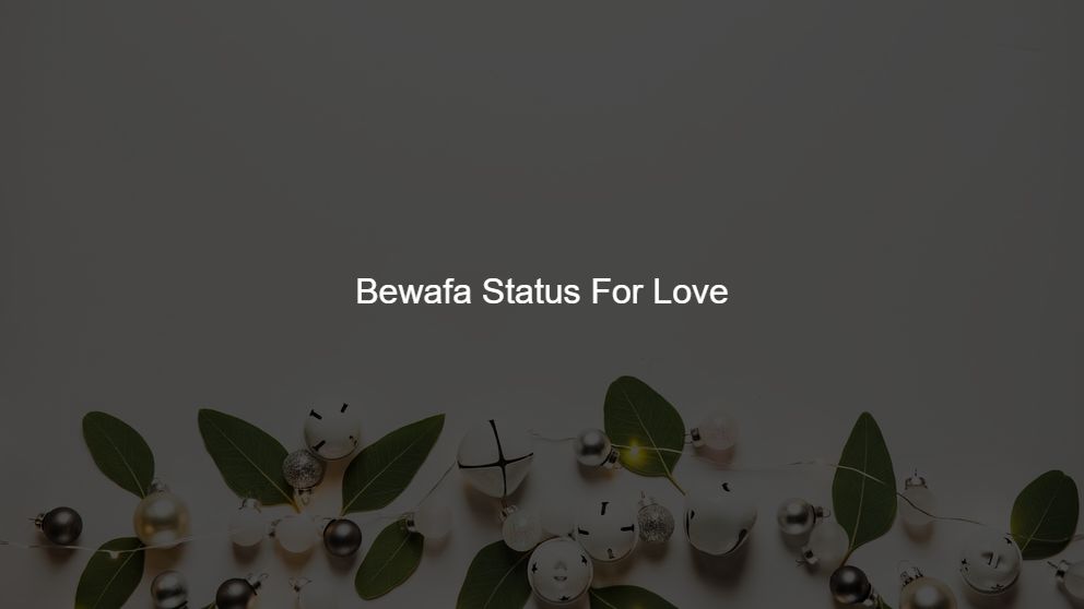whatsapp status in hindi bewafa